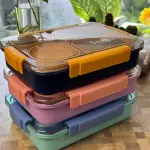 Four Portion Bento Lunch Box (Leak-resistant)