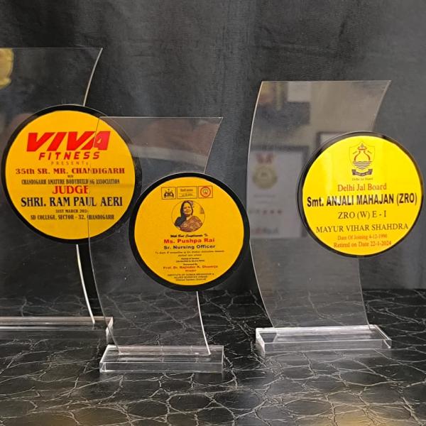 Acrylic trophies